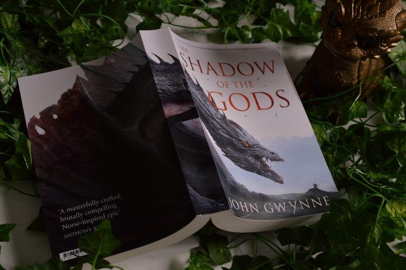 Shadow of the Gods by John Gwynne Proof and Smaug Pop