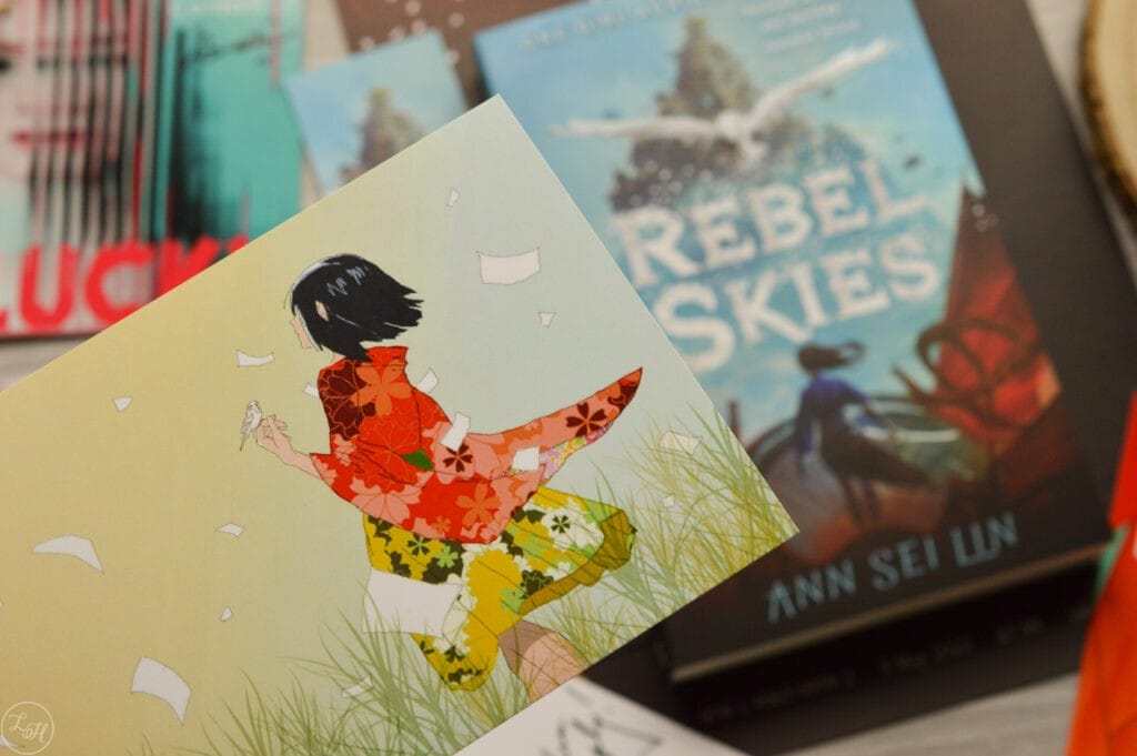 Rebel Skies main character Kurara art, drawn by author Ann Sei Lin