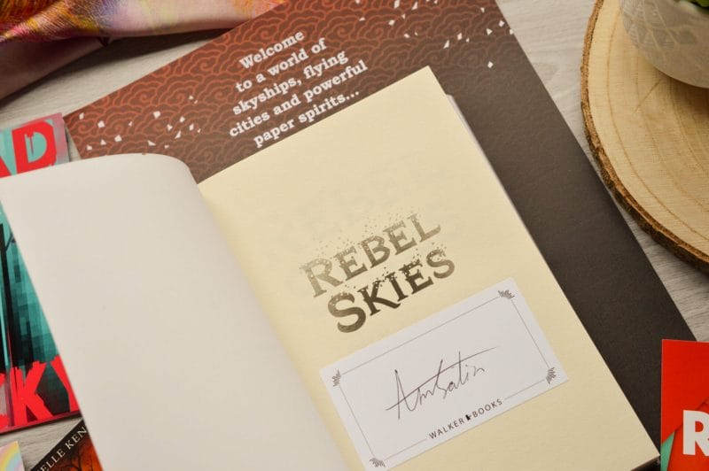 Rebel Skies by Ann Sei Lin, signed bookplate